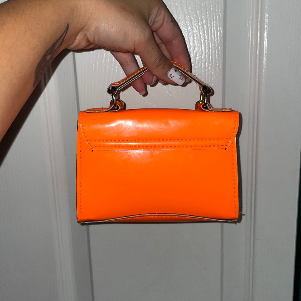 ORANGE MINI BAG CHAIN STRAP - Picture 2 of 6